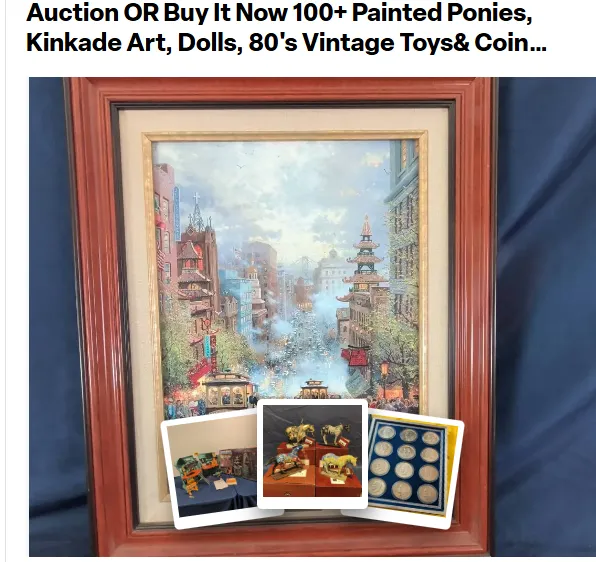 Auction OR Buy It Now 100+ Painted Ponies, Kinkade Art, Dolls, 80's Vintage Toys& Coin Collections photo 1