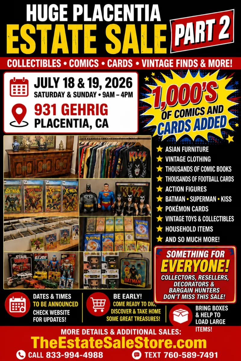 PLACENTIA COLLECTOR'S DREAM! COMICS, ACTION FIGURES, TRADING CARDS AND MORE! photo 1
