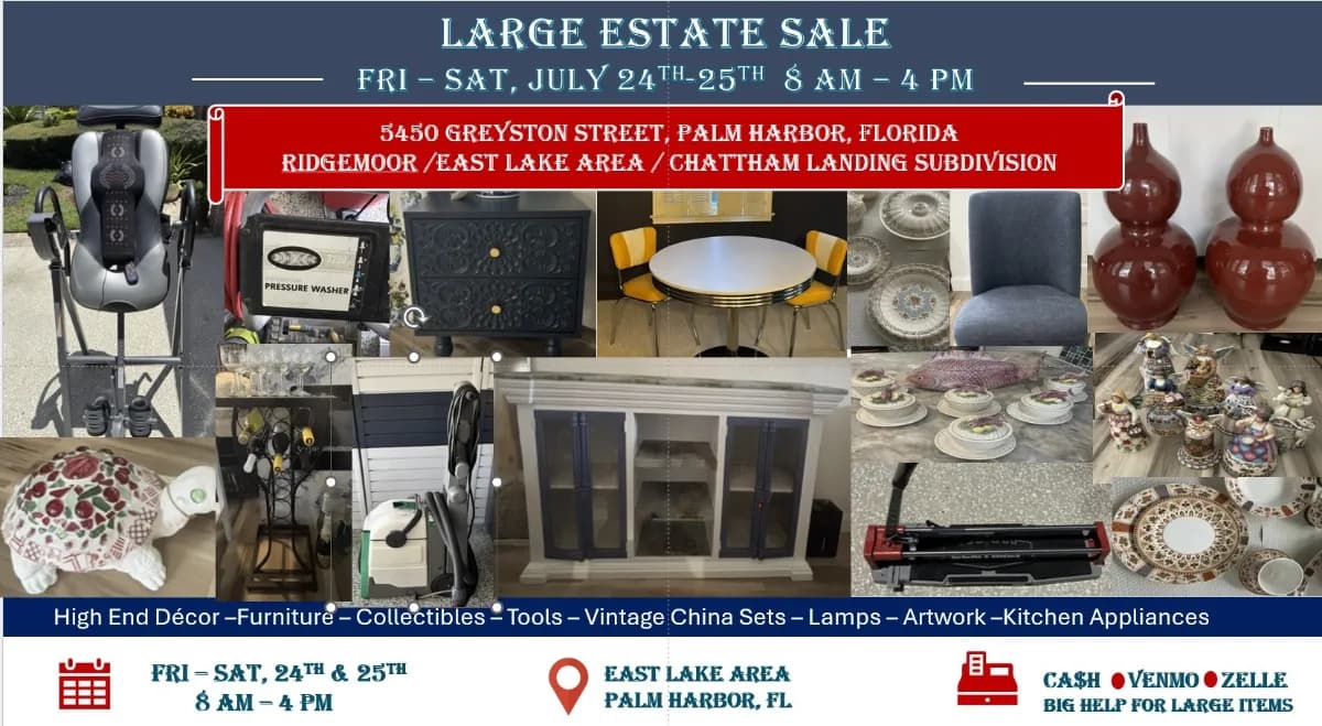 Large High End Estate Sale in Palm Harbor, FL photo 1