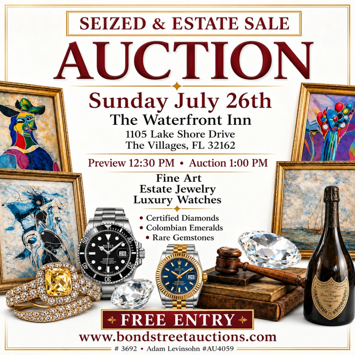 Distressed Estate Auction | Sunday, July 26th -The Villages Fl photo 1