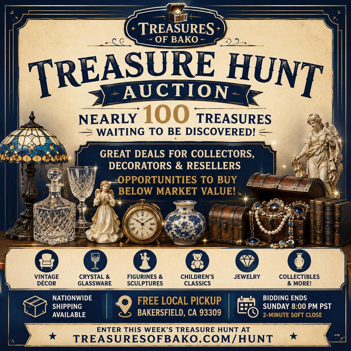 Treasures Of Bako's Treasure Hunt Auction | Nationwide Shipping or Local Pickup 93309 photo 1