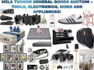 TUCSON GENERAL GOODS AND ACCESSORIES AUCTION Monday 7:30pm 07/27/26 photo 1