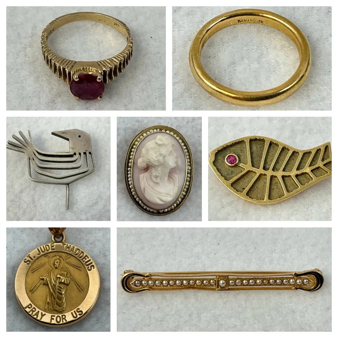 Tiffany & Co Silver, Gold Rings & Bakelite Things - Bidding Ends 8/4 photo 1