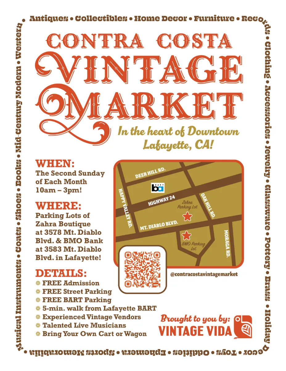 CONTRA COSTA VINTAGE MARKET! photo 1