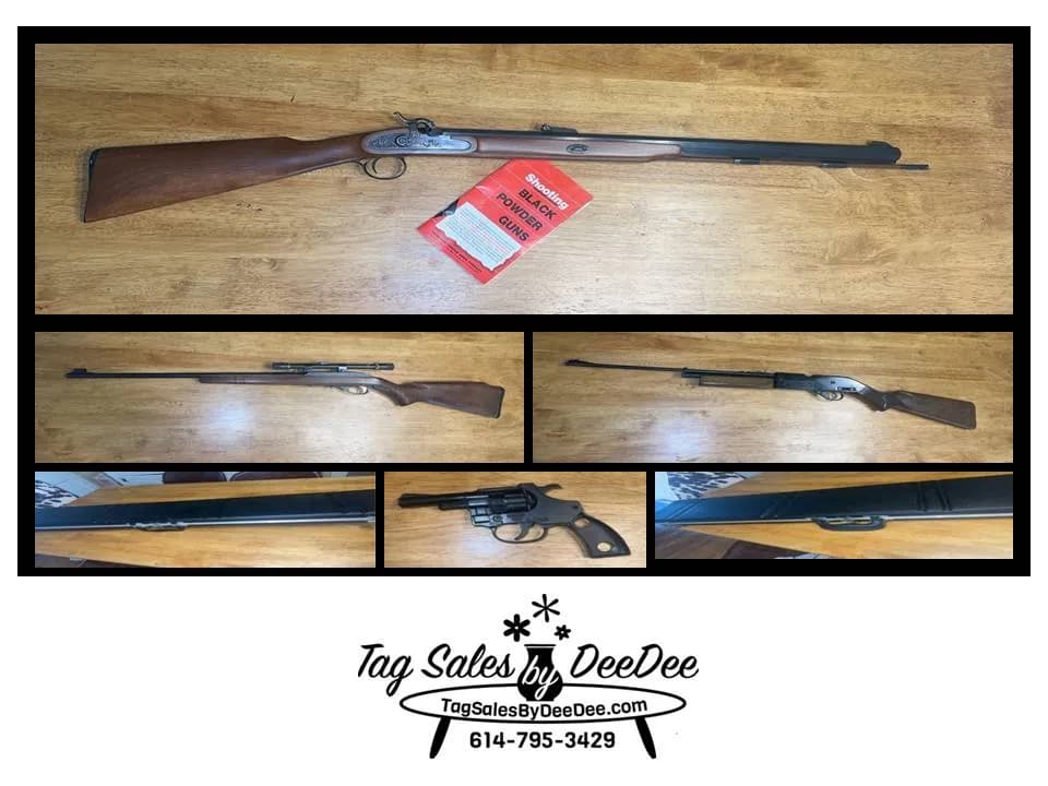 Firearms-Thompson Arms 50 cal Renegade, Marlin Model 989 .22 LR and more! Online auction photo 1