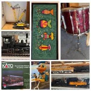 Ending Summer With a BANG....Trains, Electronics, Legos, Grizzley, Power/Hand Tools, CAD machine, Disney, Vintage, Cameras, Name brands, Sewing/Crafting, Costumes...and MORE! photo 1