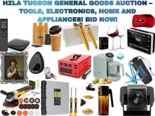 TUCSON GENERAL GOODS AND ACCESSORIES AUCTION Wednesday 8:00pm 08/12/26 photo 1
