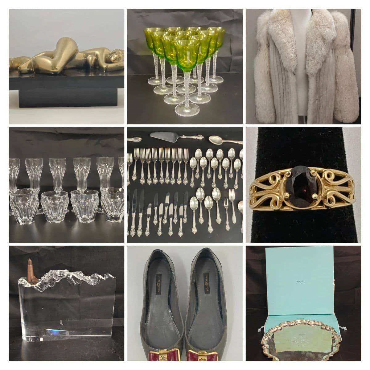Baccarat, Lalique, Sterling & Designer photo 1