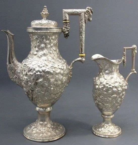 In-House Shipping!! 19th century Baltimore Style Repousse, Chanel,  Coins, and More. photo 1
