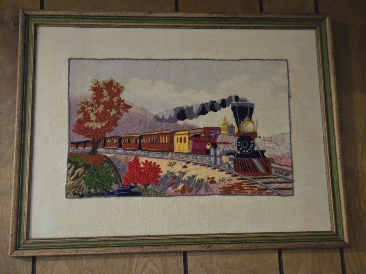 Hometown Pride featuring local art , Roseville Pottery , Trains and Advertising . photo 5