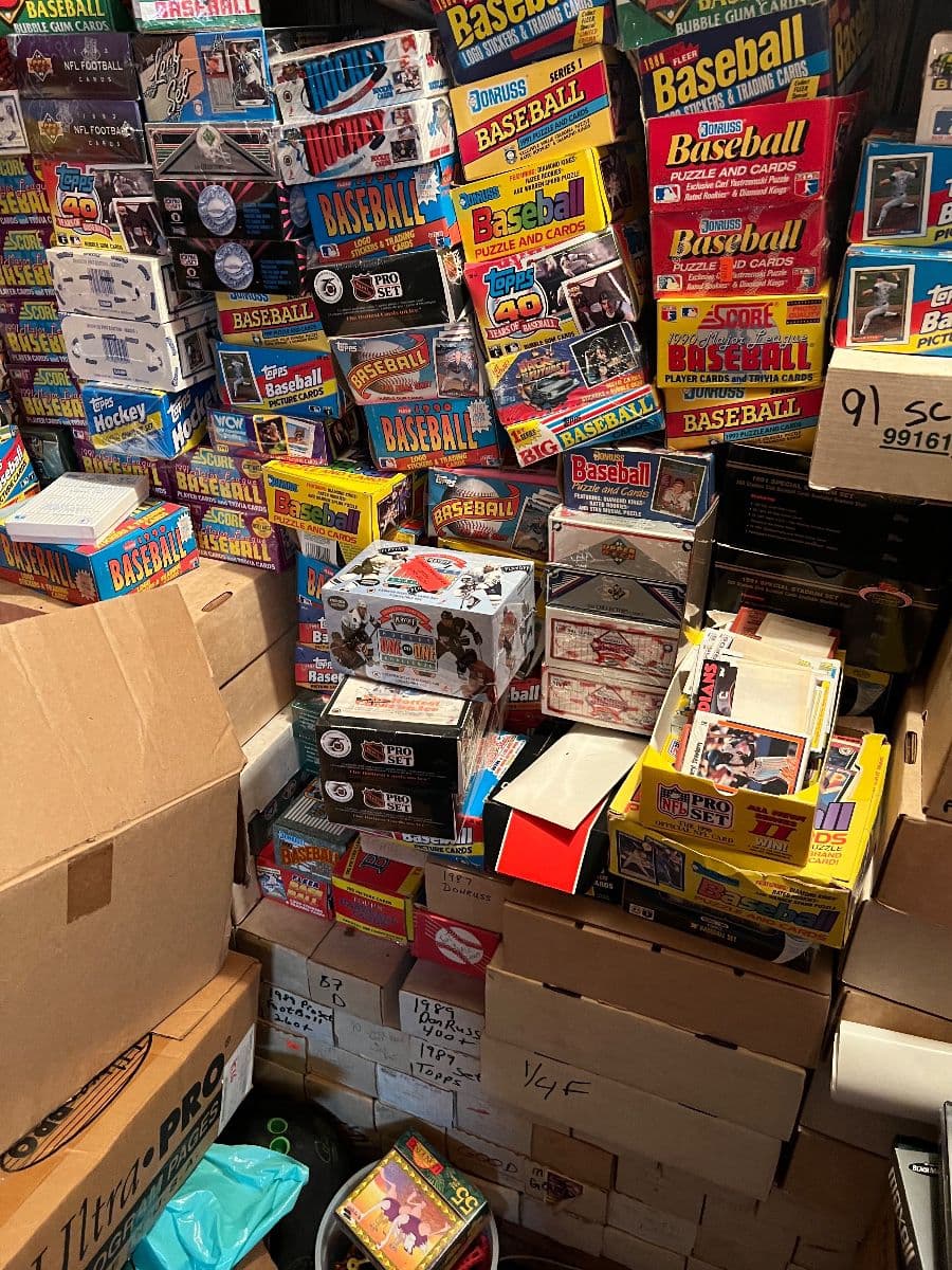 Packed Lifetime Collection Sports Memorabilia Estate Sale in Michigan City photo 2