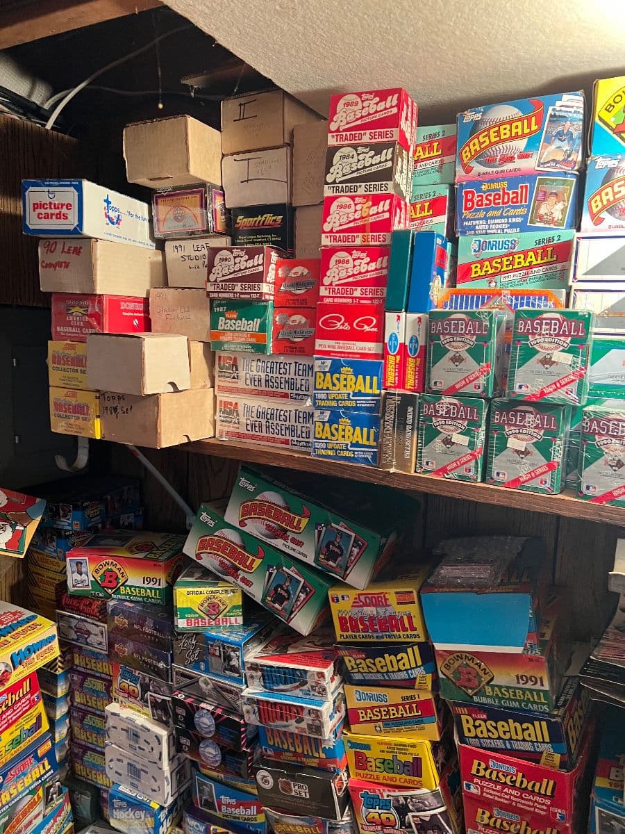 Packed Lifetime Collection Sports Memorabilia Estate Sale in Michigan City photo 1