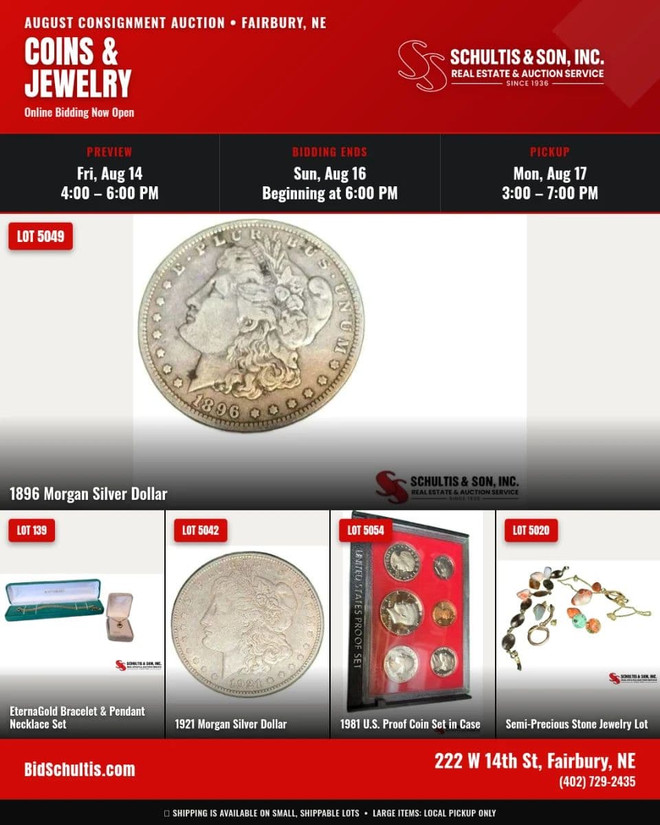 AUGUST ONLINE CONSIGNMENT AUCTION - FAIRBURY, NE photo 1