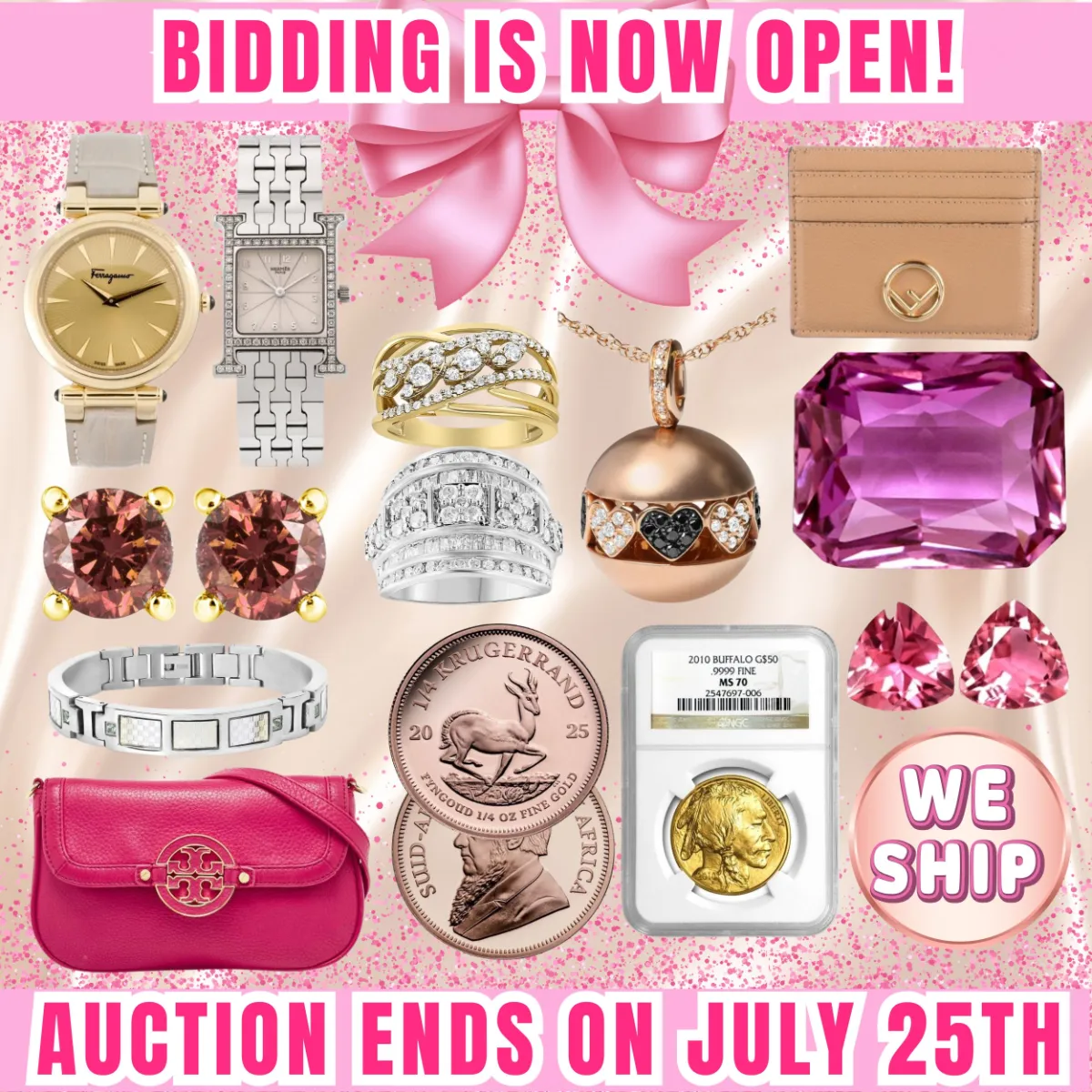 Designer Bags, Rolexes, Diamonds, Jewelry, Coins, & More! SHIPS! photo 1