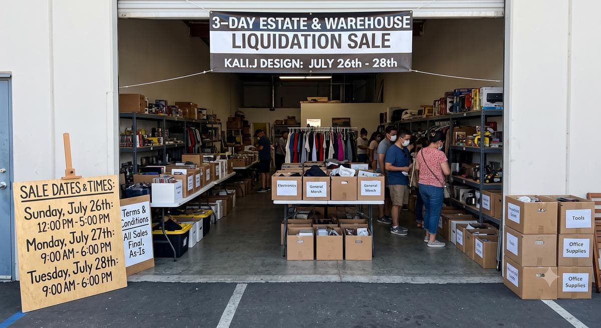 Warehouse Liquidation Auction: Apparel, Furniture, Electronics & More photo 1