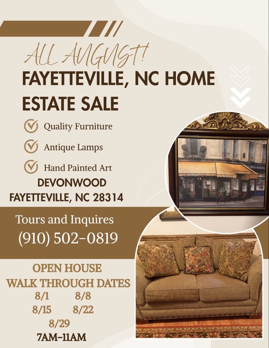Fayetteville Estate Sale | Timeless Antiques, Fine Furniture & Home Décor photo 1