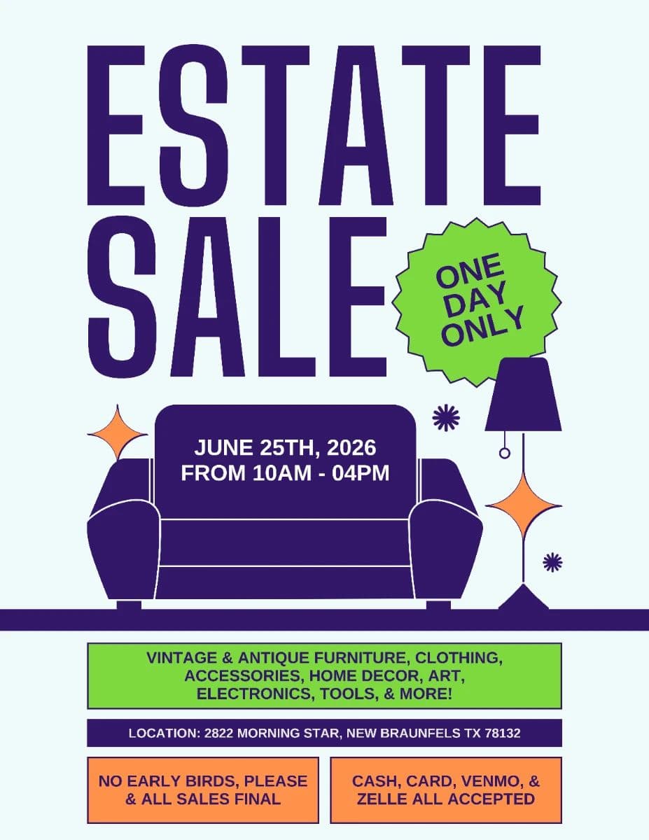 Vintage & Antique Estate Sale | New Braunfels - ONE DAY ONLY photo 1