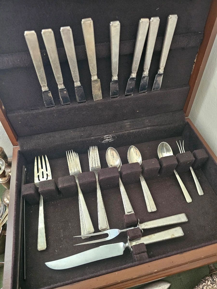 SALE BY HOLLY TAG SALE! TIFFANY JEWELRY & STERLING, HOOSIER CABINET, URANIUM GLASS, ALBUMS & MORE photo 8