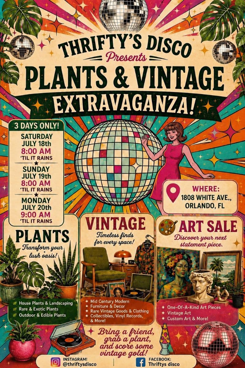 BOGO MONDAYS!!! Vintage gem. Pop art, plants, MCM, Vintage, clothes, furniture, vinyl photo 1