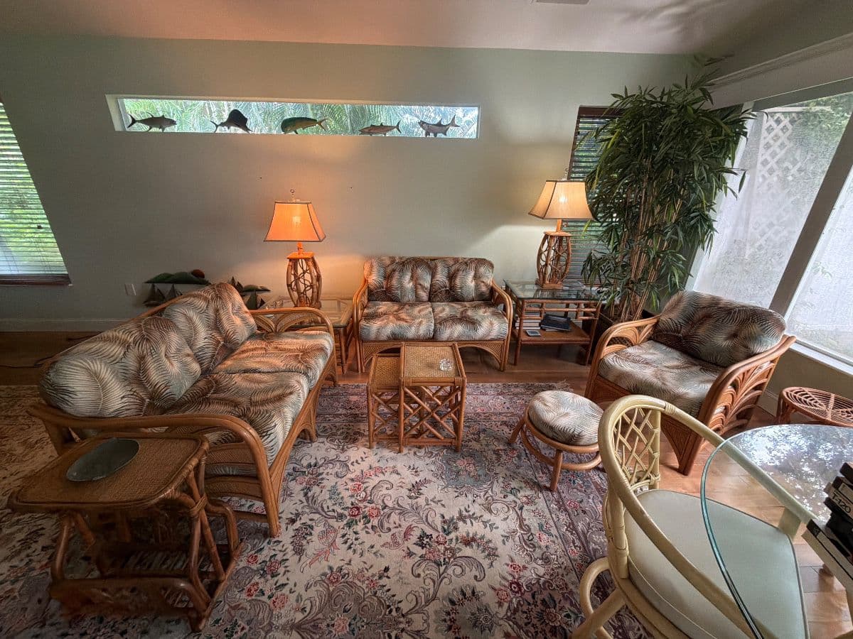 Palm Beach Regency- Ficks Reed Ratan, High End Audiofile Equipment, Mid-Century & Coastal Decor photo 1