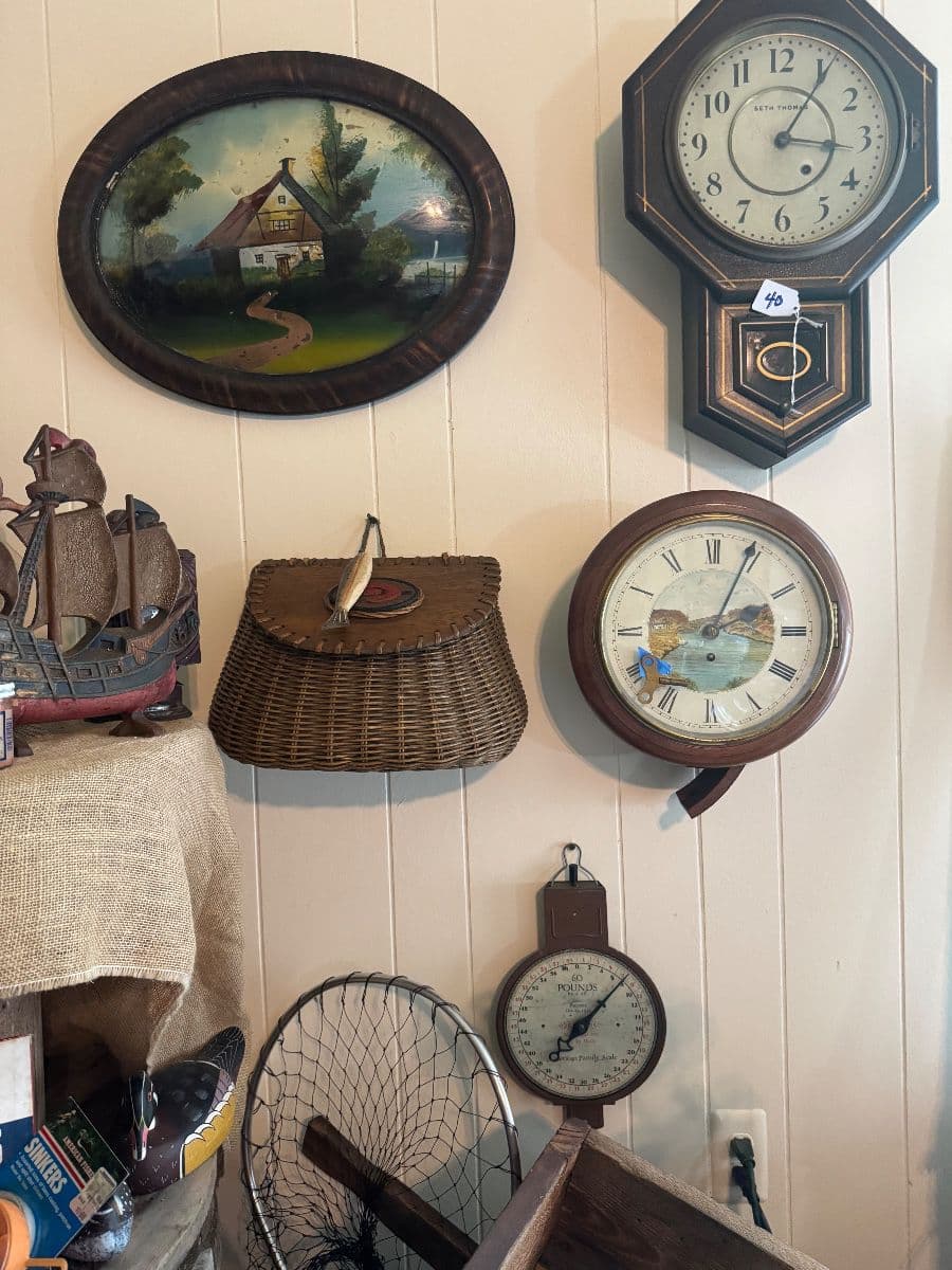 New Vintage Estate Store! Tons of great items! Records, Fishing, golf, Flo Blue, Garden, Delft, photo 8